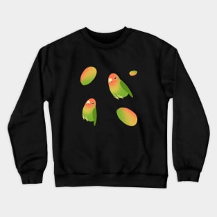 Antillean Mango Bird Birb Parrot Pattern Cute Crewneck Sweatshirt